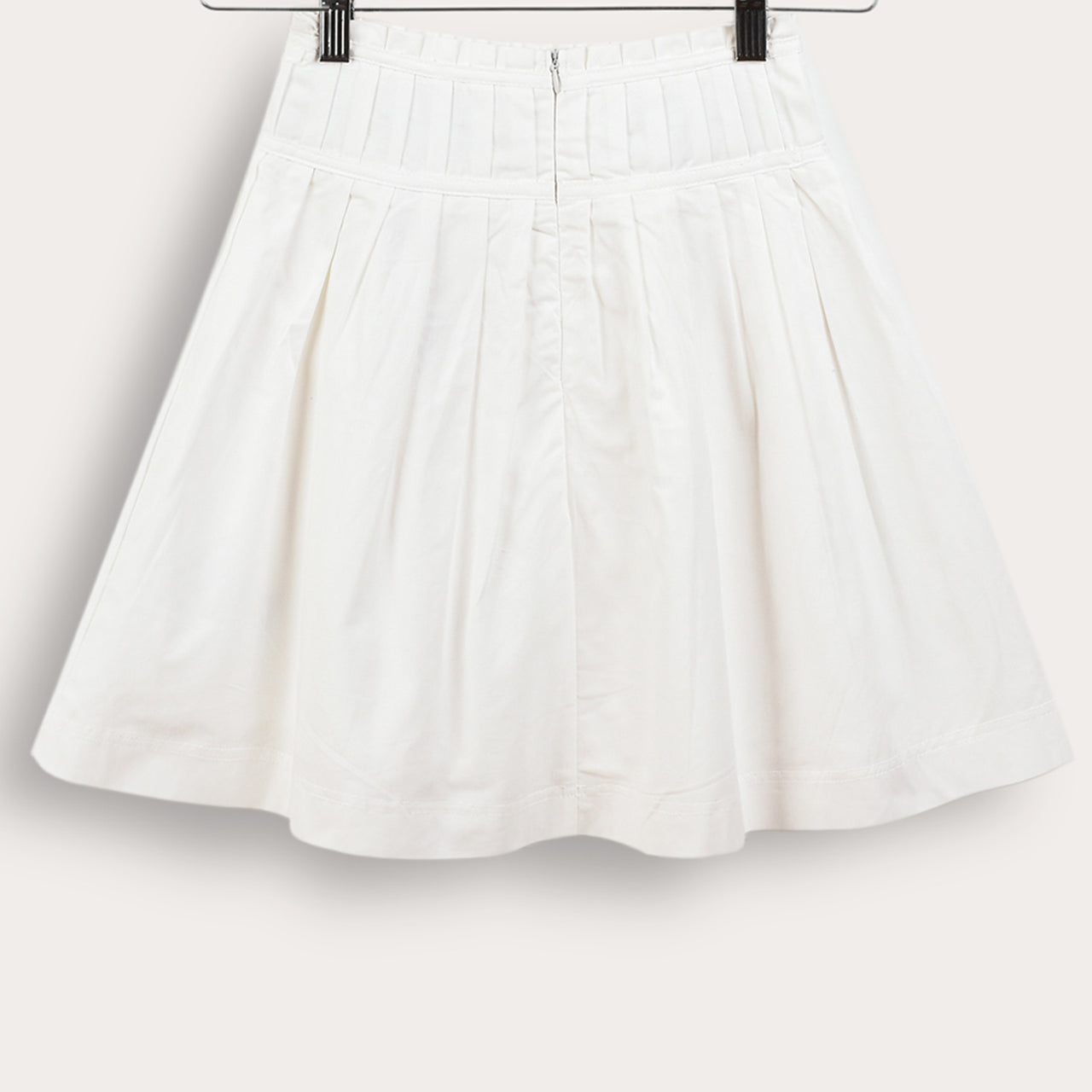 Poplin Pleated Skirt