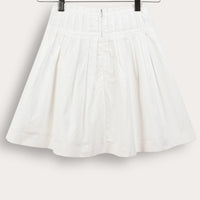 Poplin Pleated Skirt