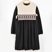 Melange Aspen Knit Vest Dress