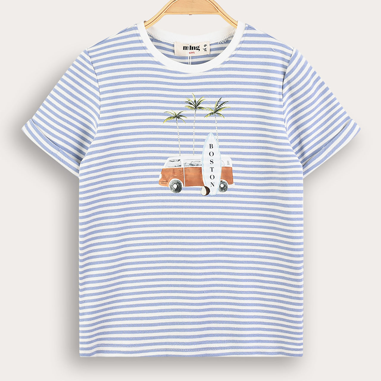Melange Boston Striped Top