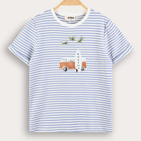 Melange Boston Striped Top