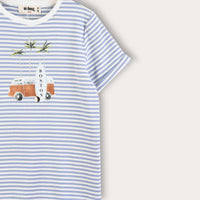 Melange Boston Striped Top