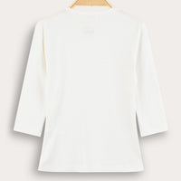 Melange 3/4 Length Rib Shell