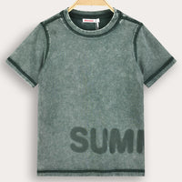 Wash Letter Shirt