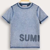 Wash Letter Shirt