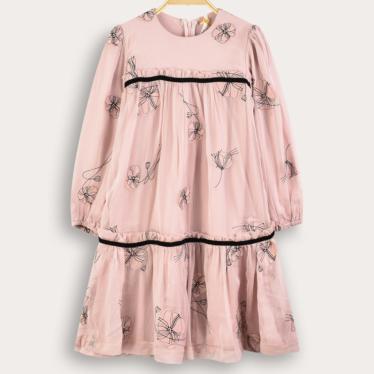 Flower Chiffon Dress