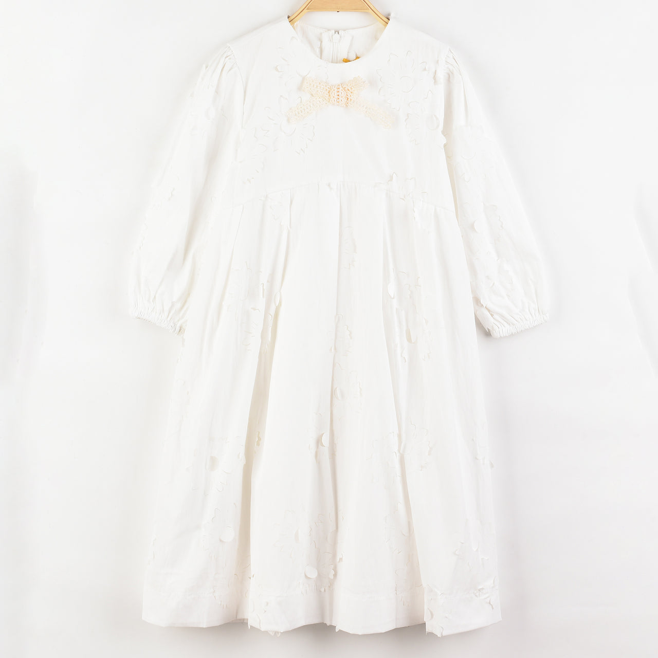 Bow Floral Pleat Dress