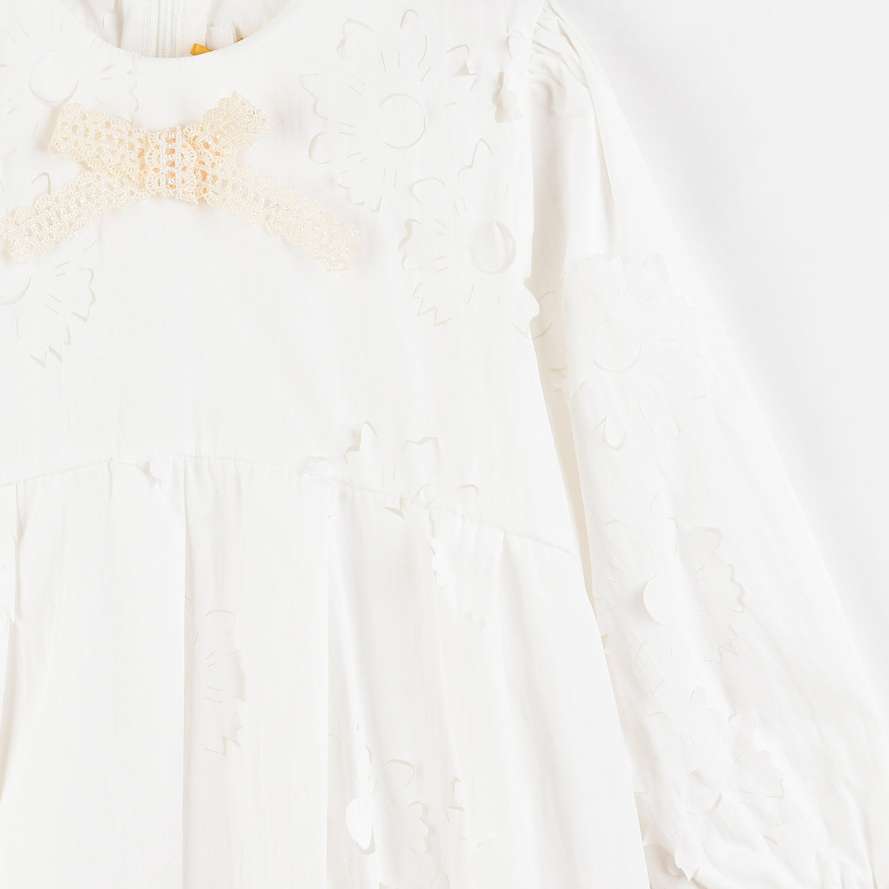 Bow Floral Pleat Dress