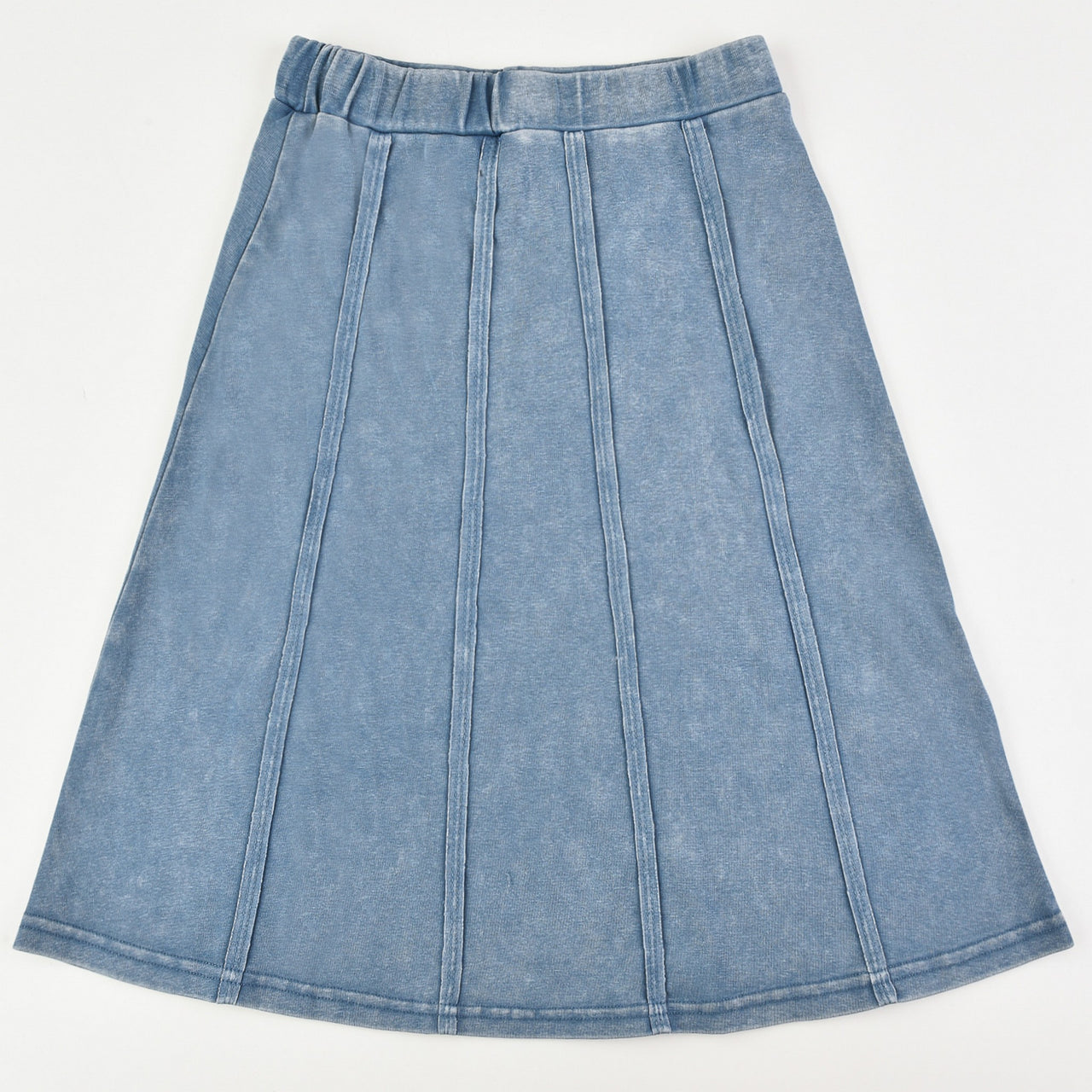 Melange Jeans Wash Skirt