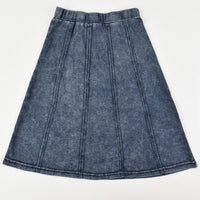 Melange Jeans Wash Skirt