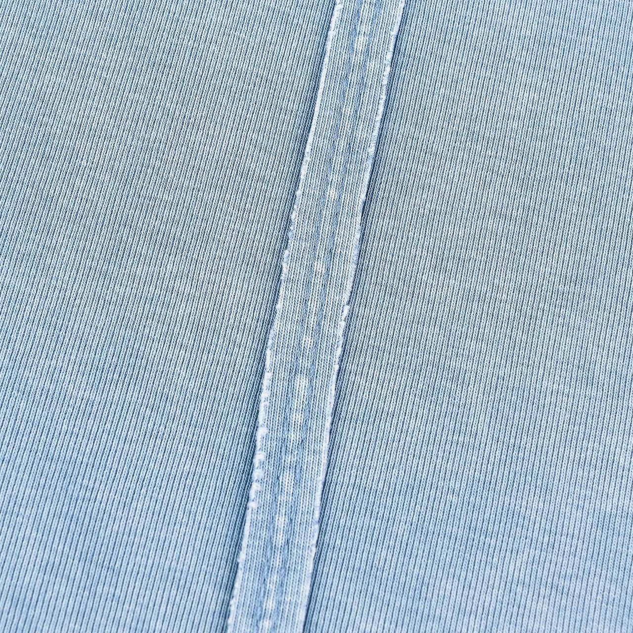 Melange Jeans Wash Midi Skirt