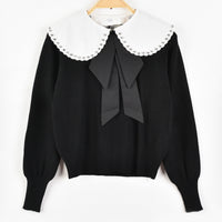 Melange Collar Sweater
