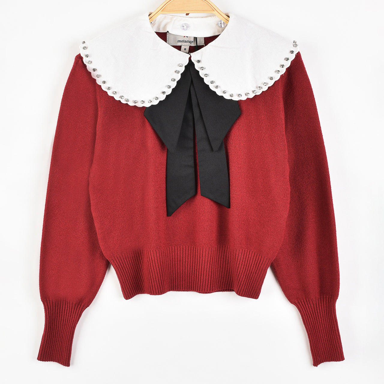Melange Collar Sweater