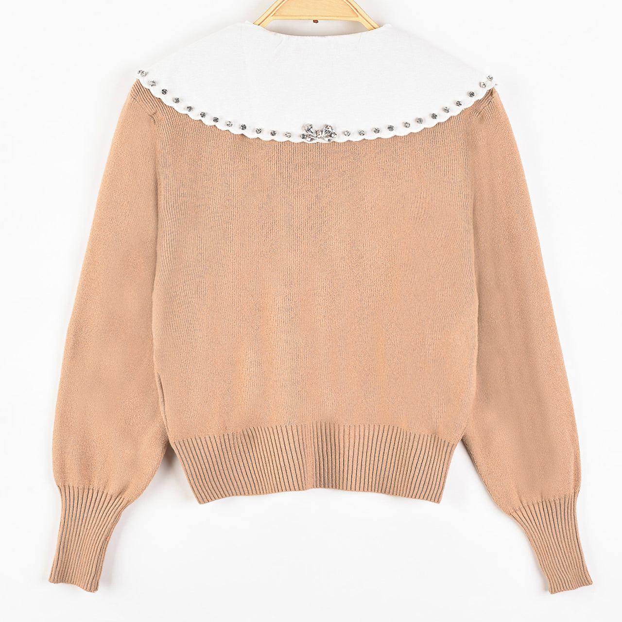 Melange Collar Sweater