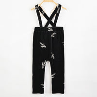 Hadas Baby Girl Velvet Overall