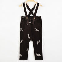 Hadas Baby Girl Velvet Overall