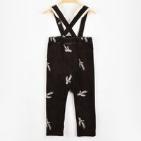Hadas Baby Girl Velvet Overall