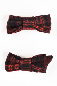Hadas 2PK Plaid Clip