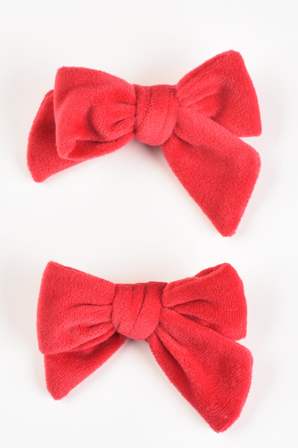Hadas 2 PK Velour Bow Clip