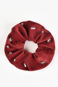 Hadas Velvet Beads Scrunchie