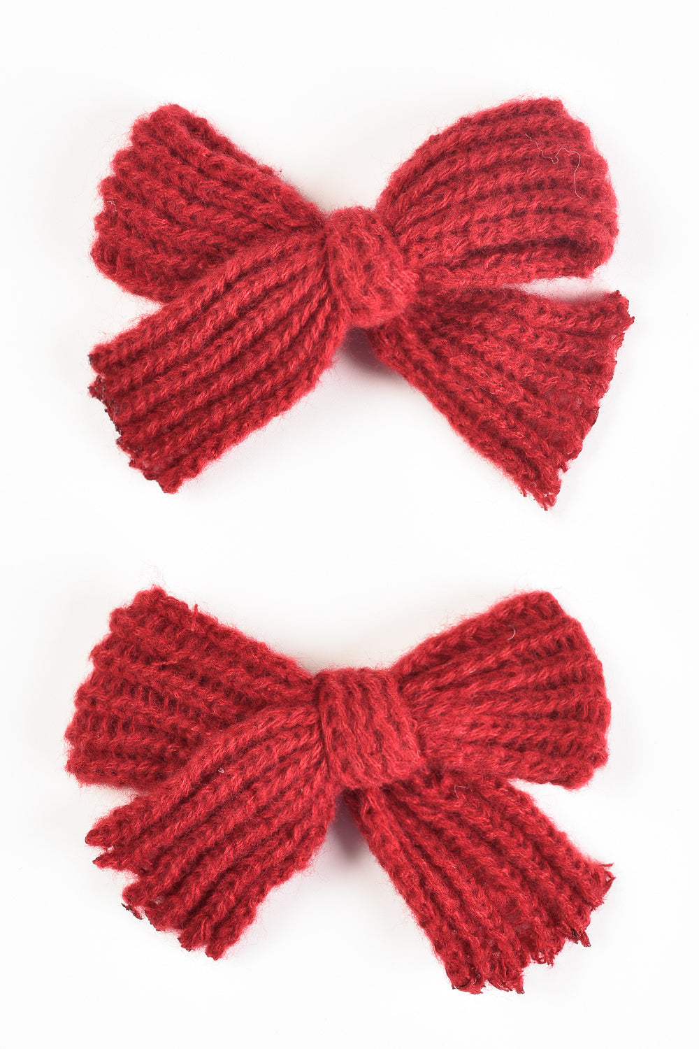 Hadas 2PK Knitted Bow Clip