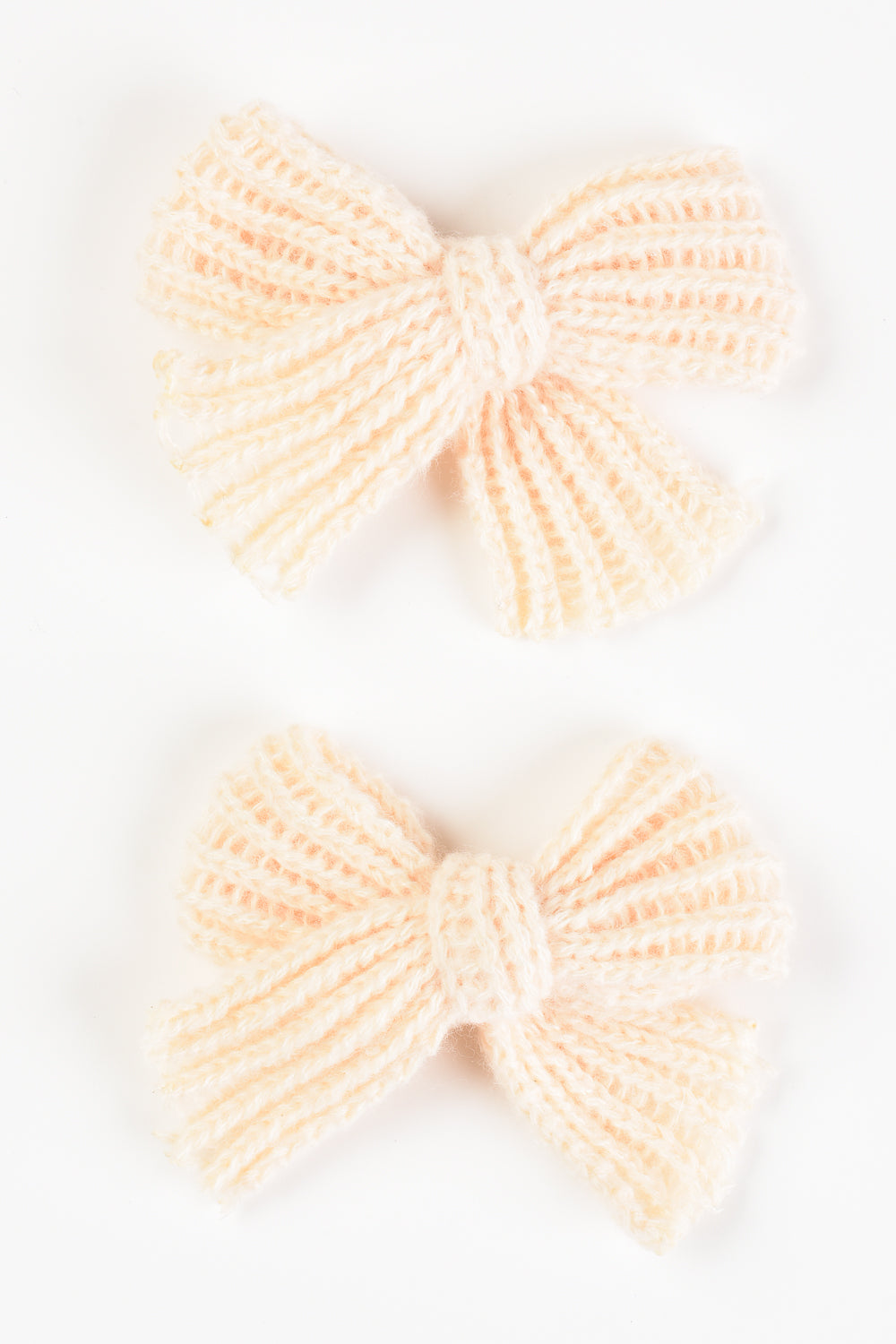 Hadas 2PK Knitted Bow Clip