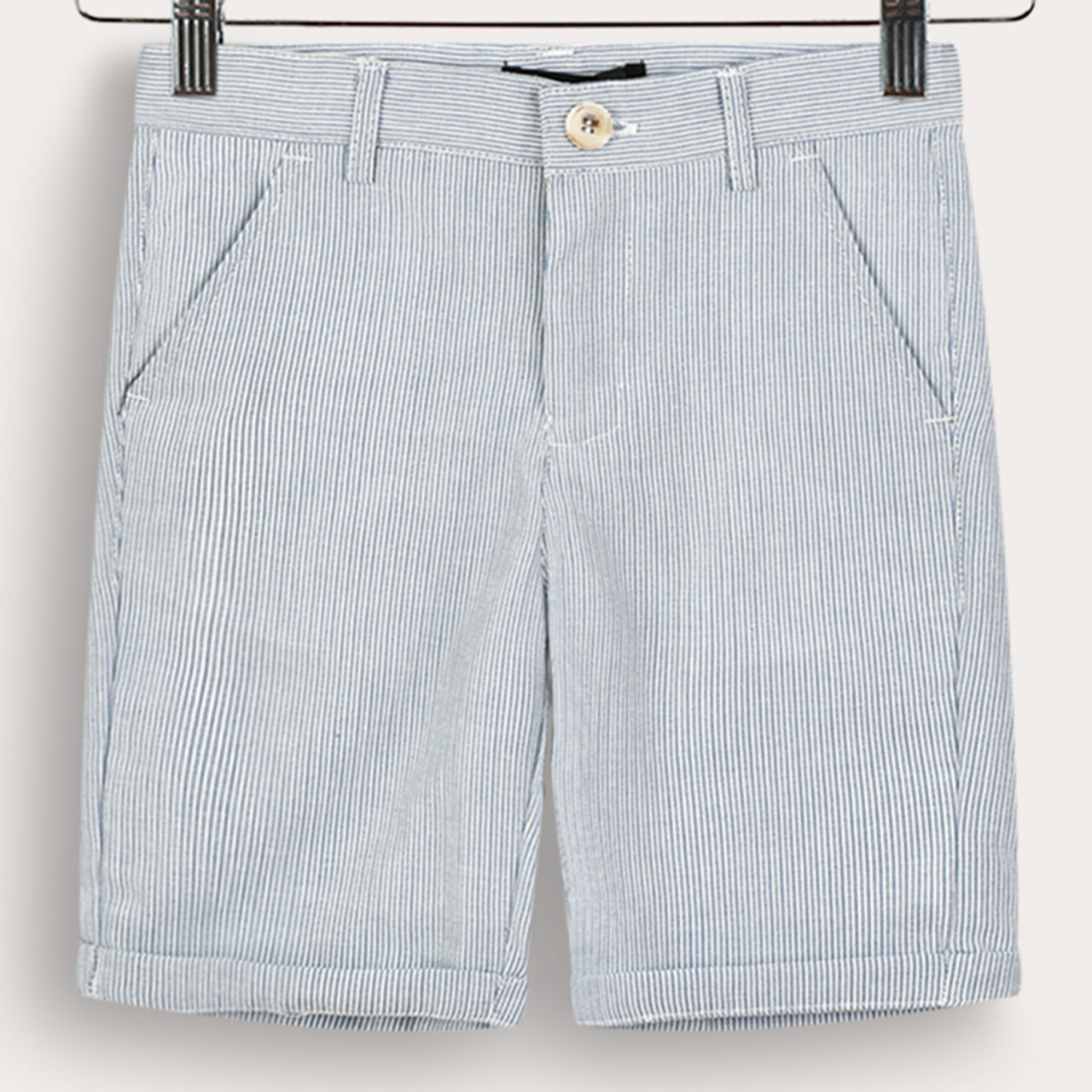 Melange Striped Shorts