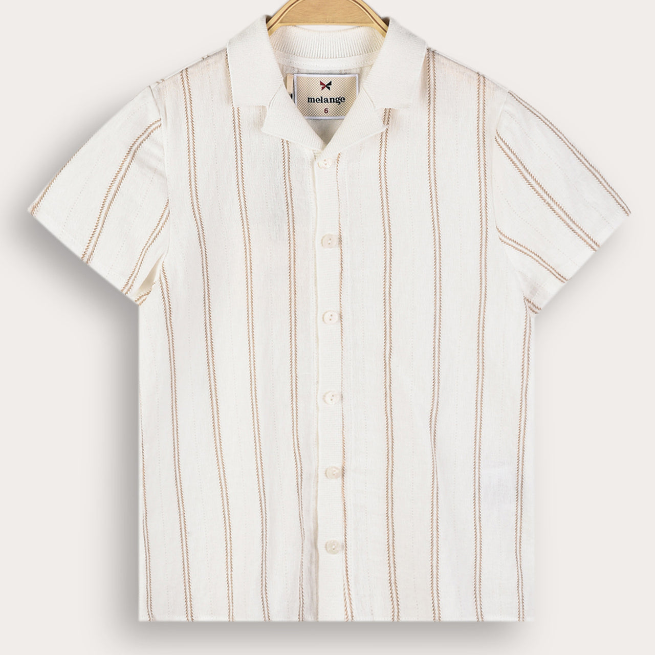 Melange Striped Shirt