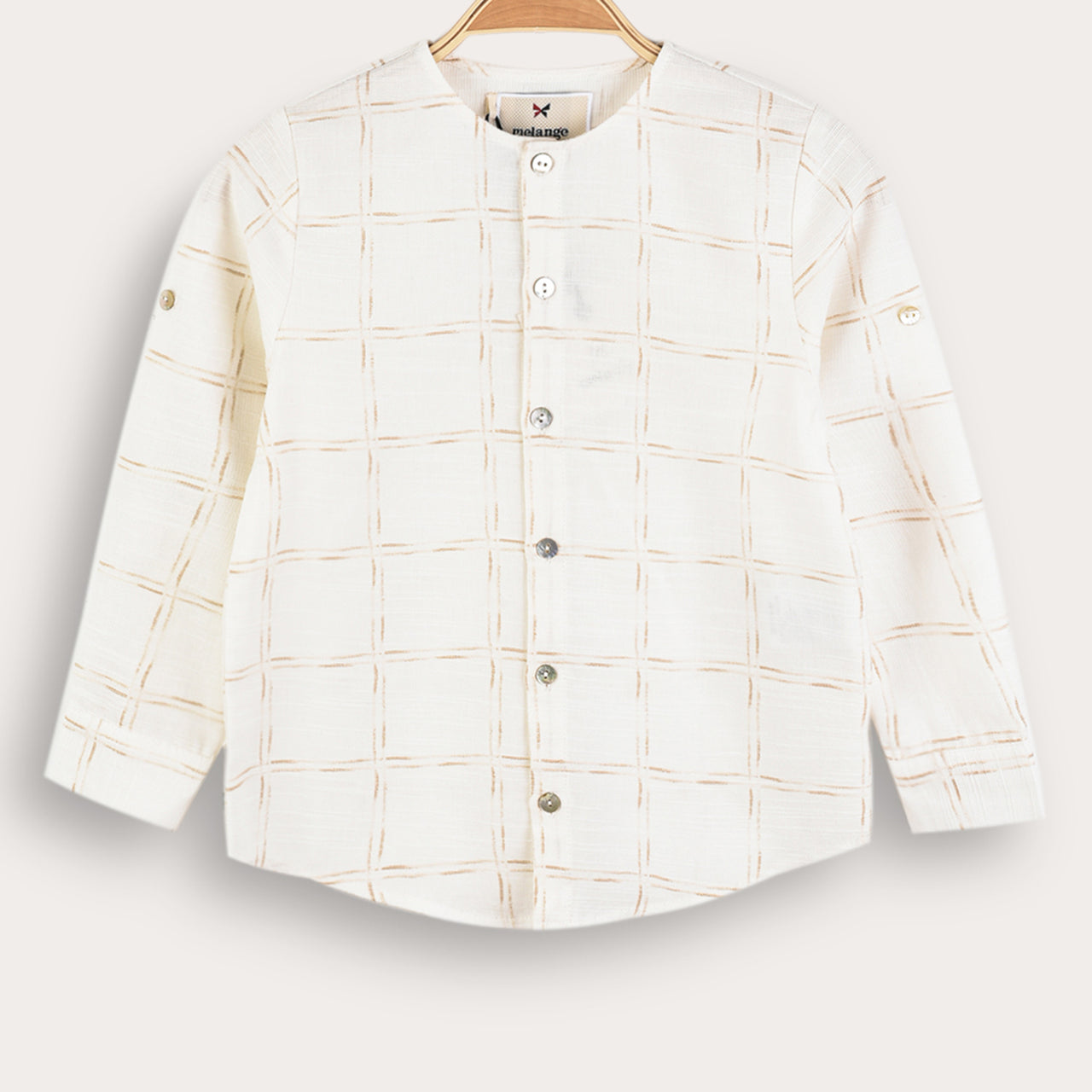 Melange L.S Print Shirt
