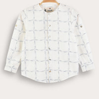 Melange L.S Print Shirt