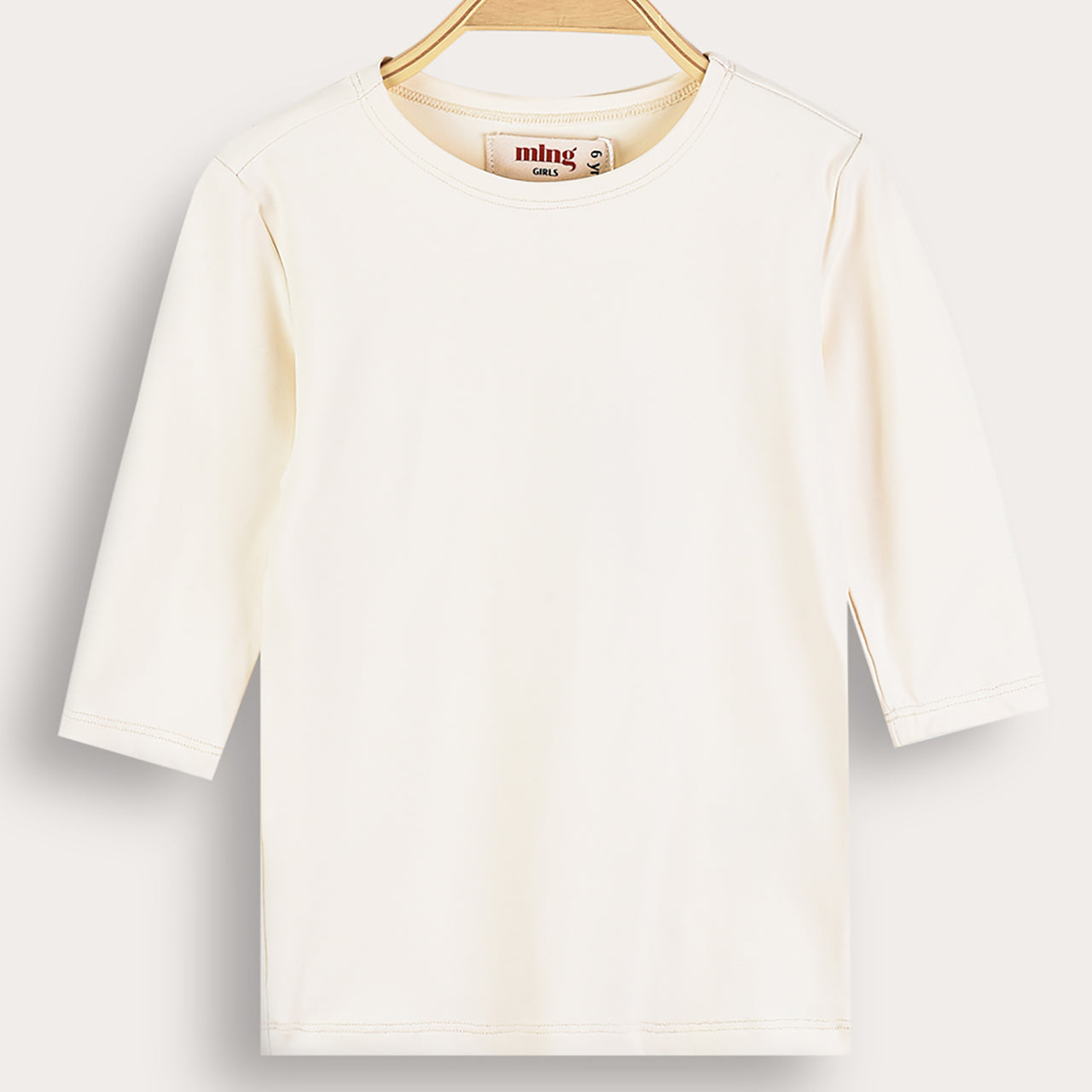 Melange Lycra 3/4 -Long Sleeve Shell