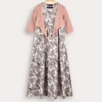 Melange Bolero Cardigan Robe