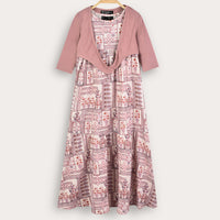 Melange Bolero Cardigan Robe