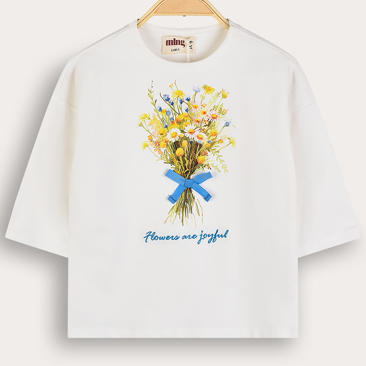 Melange Flower Print Shirt