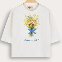 Melange Flower Print Shirt