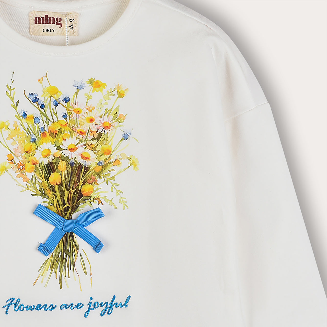 Melange Flower Print Shirt