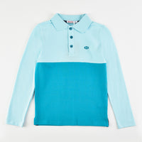 Boys LS Color Contrast Polo