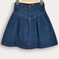 Melange Denim Skirt