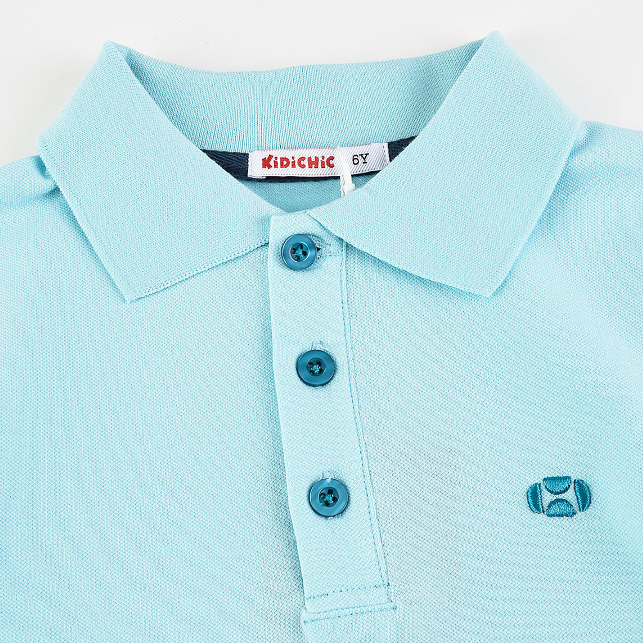 Boys LS Color Contrast Polo