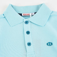 Boys LS Color Contrast Polo
