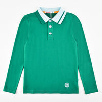 Boys Colorblock LS Polo- LK Approved