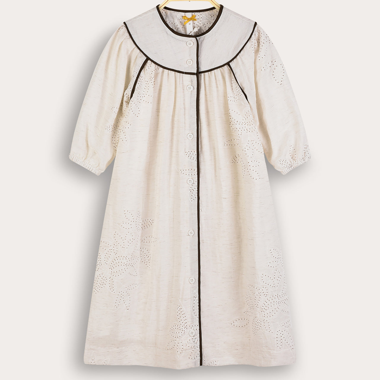 Girls Button Chiffon Dress