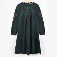 Velour Floral Dress