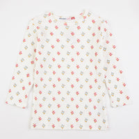 Girls Printed Rib Top