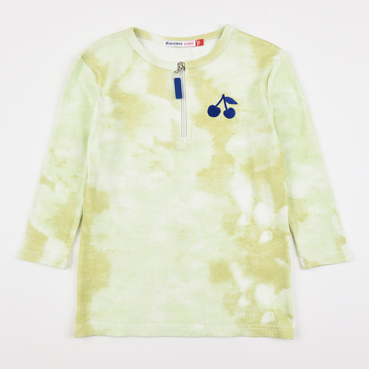 Girls Zipper Henley