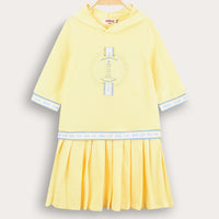 Melange Logo Polo Dress