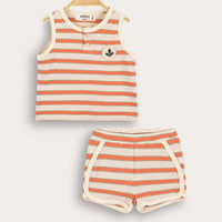 Melange Baby Striped Set