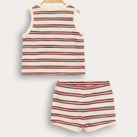 Melange Baby Striped Set