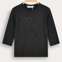 Rib EMB 3/4 Shirt
