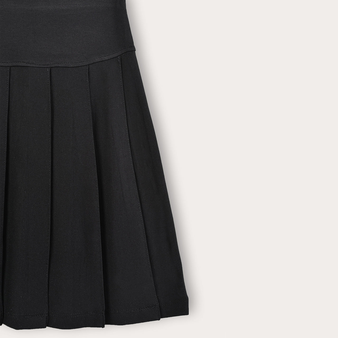 Panel Pleated Skirt